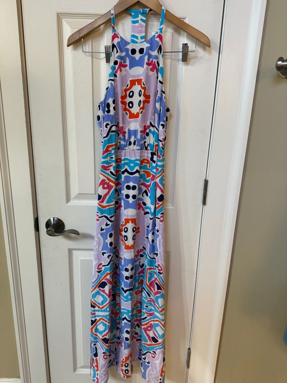 Annie Griffin  Long Maxi Floral Dress Boho Chic Cottagecore Flowers Summer
